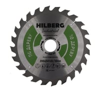 Диск пильный Industrial Дерево (200x32/30 мм; 24Т) Hilberg HW203
