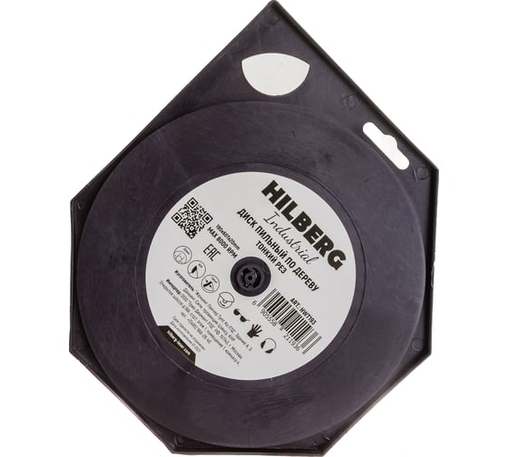 Диск пильный Industrial Дерево (190x20 мм; 60Т) Hilberg HWT193