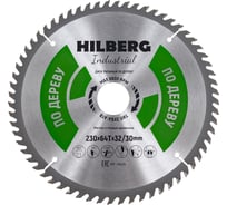 Диск пильный Industrial Дерево (230x32/30 мм; 64Т) Hilberg HW239