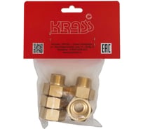 Переходник G3/4" внутр.-W21.8x1/14" (СП21.8) нар., латунь, 5 шт в упаковке KRASS 2190591