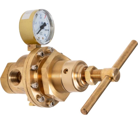 Редуктор сетевой СКО-200 кислород/инертные газы, 2/0.5 МПа, вх./вых.NPT1/2F, 200 Нм³/ч KRASS 2722001