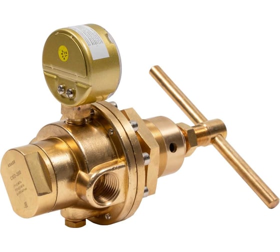 Редуктор сетевой СКО-200 кислород/инертные газы, 2/0.5 МПа, вх./вых.NPT1/2F, 200 Нм³/ч KRASS 2722001