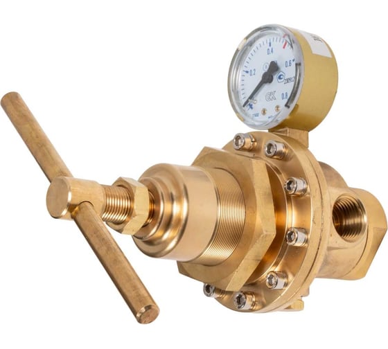 Редуктор сетевой СКО-200 кислород/инертные газы, 2/0.5 МПа, вх./вых.NPT1/2F, 200 Нм³/ч KRASS 2722001