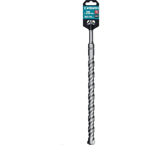 Бур (20х310 мм; SDS-plus) СИБИН 29312-310-20