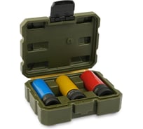 Набор головок ударных шестигранных 17, 19, 21 мм, 1/2"DR, 3 шт для колесных дисков Дело Техники 660343