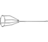Мешалка для гипса NEO Tools 100 мм 56-027