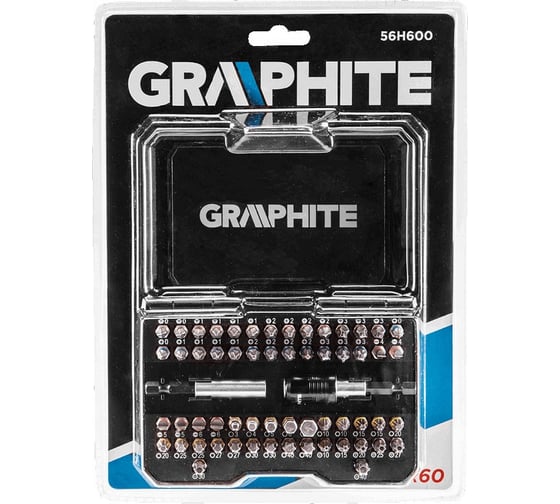 Набор бит 60 предметов GRAPHITE 56H600