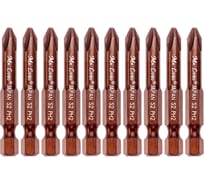 Биты для шуруповерта Mr.Logo PH2 x 50 мм, Сталь - S2, арт., 10 шт A050P2-10