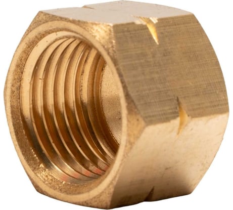 Гайка накидная 19, М16x1.5 LH, латунь, 5 шт в упаковке KRASS 2190582