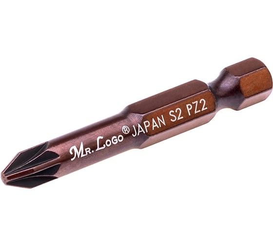 Бита (10 шт; 50 мм; PZ2; S2) Mr. Logo A050PZ2-10