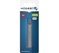 Бита SPLINE М6, 75 мм, 10 мм, сталь S2 HOEGERT TECHNIK HT1S886