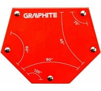 Угольник магнитный сварочный (111x136x24 мм) GRAPHITE 56H905