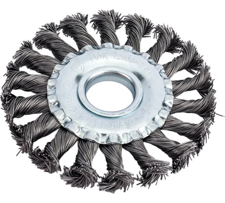 Щетка плоская (100х22.2 мм; крученая проволока 0.5 мм) для УШМ КЕДР 150-0100 208052