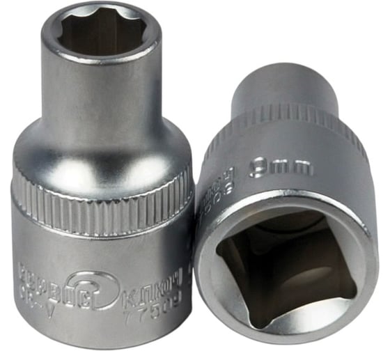 Головка 6 граней 9 мм СЕРВИС КЛЮЧ 77509