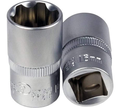 Головка 6 граней 16 мм СЕРВИС КЛЮЧ 77516