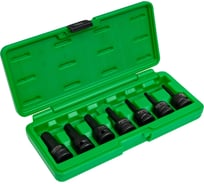 Набор бит 6-гранных ударных под головку 1/2", 7 предметов TOPTUL GDAI0702
