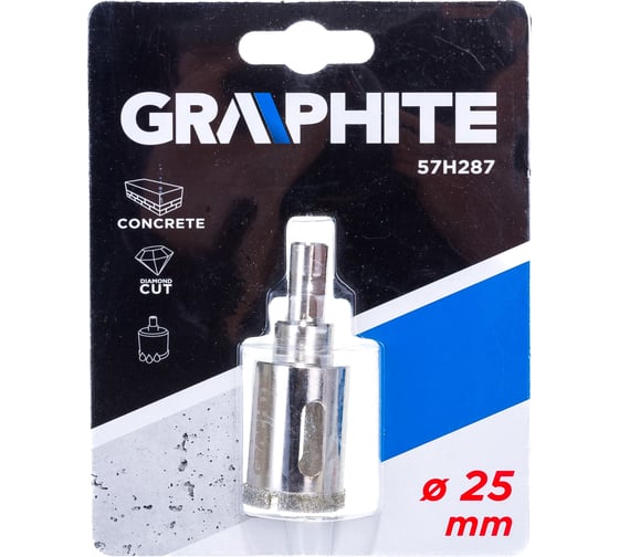 Сверло по керамической плитке 25 мм GRAPHITE 57H287