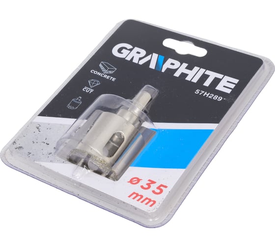 Сверло по керамической плитке 35 мм GRAPHITE 57H289