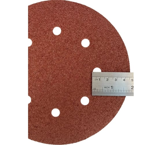 Круг шлифовальный 180 мм для жирафа, Р80, 100 штук Vitatools R-180-P80-100-8