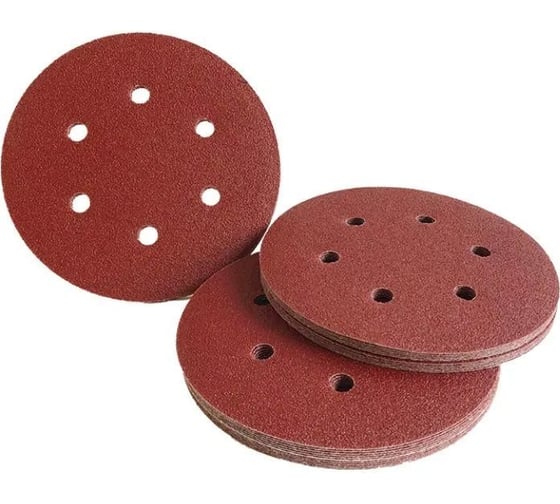 Круг шлифовальный 180 мм для жирафа, Р150, 100 штук Vitatools R-180-P150-100-8