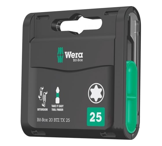 Бита TORX Bit-Box 20 BTZ TX (20 шт; 25 мм; T25) WERA WE-057774 1
