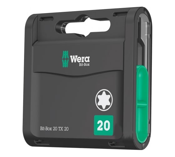 Бита TORX Bit-Box 20 TX (20 шт; 25 мм; T20) WERA WE-057770 1