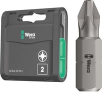 Бита Pozidriv Bit-Box 20 PZ (20 шт; 25 мм; PZ2) WERA WE-057760