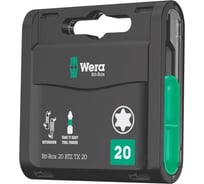 Бита TORX Bit-Box 20 BTZ TX (20 шт; 25 мм; T20) WERA WE-057771