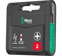 Бита Phillips Bit-Box 20 BTZ PH (20 шт; 25 мм; PH2) WERA WE-057751