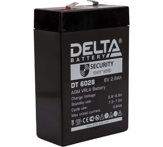Батарея аккумуляторная Delta DT 6028