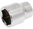 Набор головок 6-гранных 4-14 мм, 1/4" DR, 13 шт, на подвесе TOPTUL GAAQ1308 4