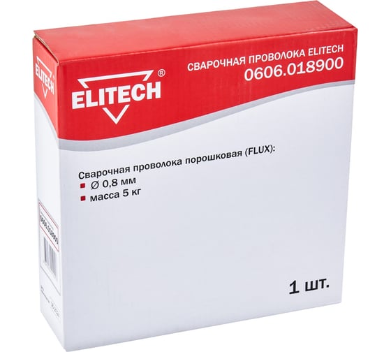 Проволока сварочная 0.8 мм, 5 кг 0606.01890 Elitech 200593