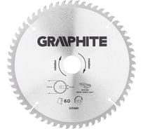 Диск пильный (216x30 мм; 60Z; карбид кремния) GRAPHITE 57H681