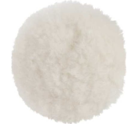 Диск полировальный из натуральной овчины 80 мм, белый Hanko F7400