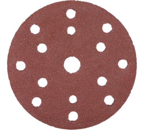 Круг шлифовальный на липучке с отверствиями 150 мм, 5 шт, G120 HOEGERT TECHNIK HT8D134