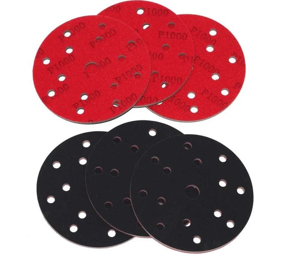 Круг матирующий 215 Soft Cut P1000, 150 мм, 15 отв., в упаковке 3 шт A1 215SС-1000-3