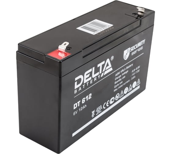 Батарея аккумуляторная Delta DT 612
