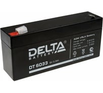 Батарея аккумуляторная Delta DT 6033 (125мм)
