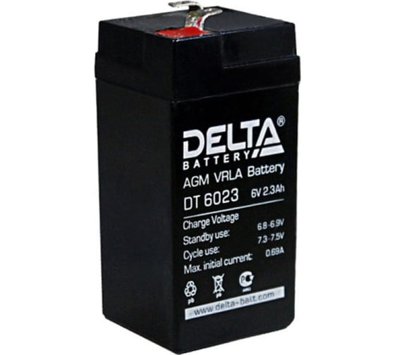 Батарея аккумуляторная Delta DT 6023