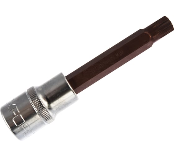 Головка-бита SPLINE 12-лучевая (M10; 1/2"; L-100 мм) ROCKFORCE RF-34810010
