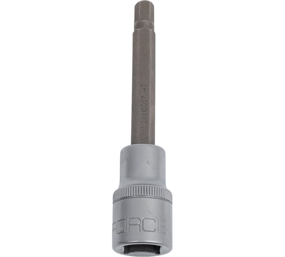 Головка-бита 6-гранная (7 мм; 1/2"; L-100 мм) Rockforce RF-34410007(46831)