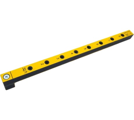 Кондуктор мебельный средний под конфирмат (диаметр втулки 5 мм; шаг 32 мм) ARVANT 32С-5