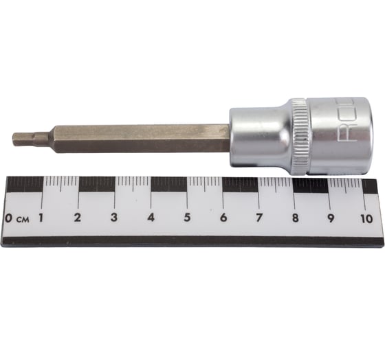 Головка-бита 6-гранная (4 мм; 1/2"; L-100 мм) ROCKFORCE RF-34410004