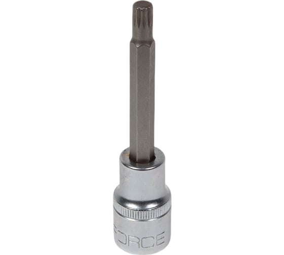Головка-бита SPLINE 12-лучевая (M8; 1/2"; L-100 мм) ROCKFORCE RF-34810008