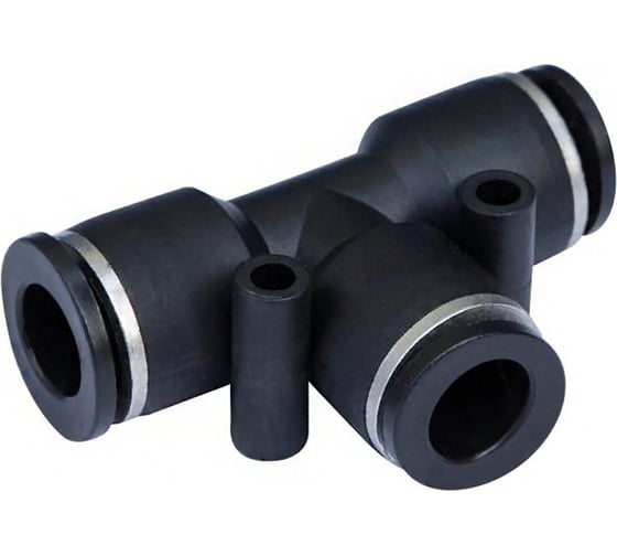 Фитинг цанговый Т-образный, 8 мм, пластик, тип PUT, 10 шт TITAN LOCK TLP-PUT8_10 1