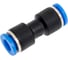 Фитинг цанговый прямой, 6 мм, пластик, тип PUC, 10 шт TITAN LOCK TLP-PUC6_10 2