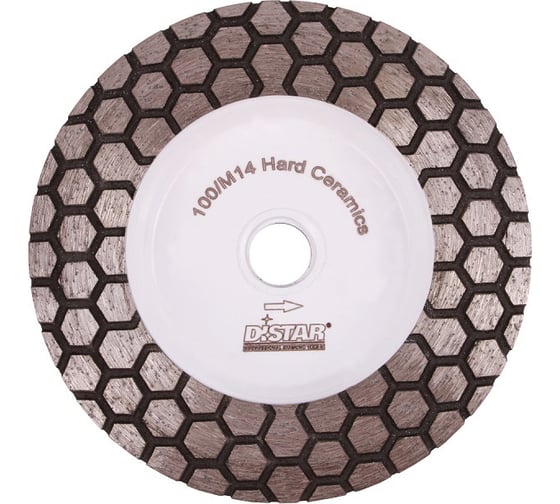 Фреза алмазная по керамограниту HARD CERAMICS (100 мм; M14; №60) DiStar 17483524005