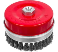 Щетка-крацовка усиленная скрученная проволока 125 мм РемоКолор 45-2-212