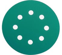 Набор шлифовальных кругов на липучке 125 мм, P40-400, 10 шт Vitatools GR-125-P40-P400-10