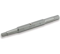 Насадка двухсторонняя шестигранная 4 мм/5 мм, 75 мм TOPTUL FKDA0405